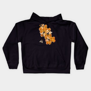 Bee themed gifts for women, men and kids. Honeycomb Bumblebees making honey save the bees Kids Hoodie